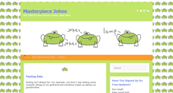 Desktop Screenshot of masterpiecejokes.com